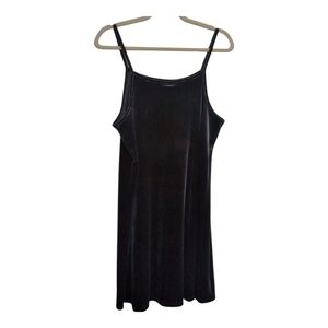 Roebuck And Co Black Velvet Slip Dress Gothic Whimsigoth Festival